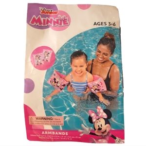 1 Disney Jr Minnie Mouse Bestway Kid's Float Device Armbands 3-6Yrs
